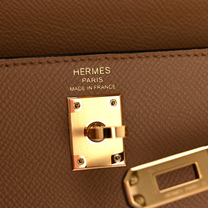 Hermes Epsom Kelly Sellier 25 Chai 6 of 15