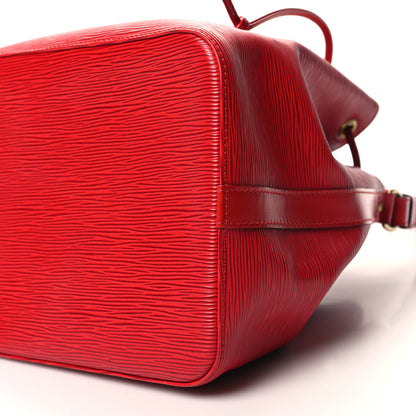 Louis Vuitton Epi Petit Noe Castillan Red 9 of 9