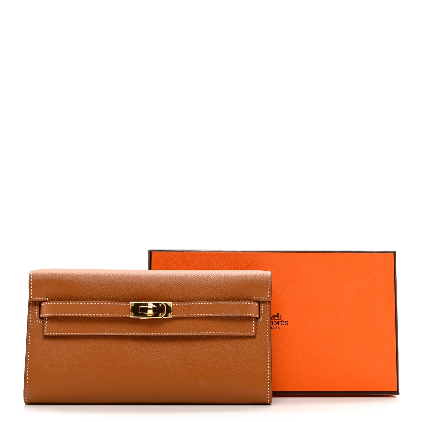 Epsom Kelly Wallet To Go Gold