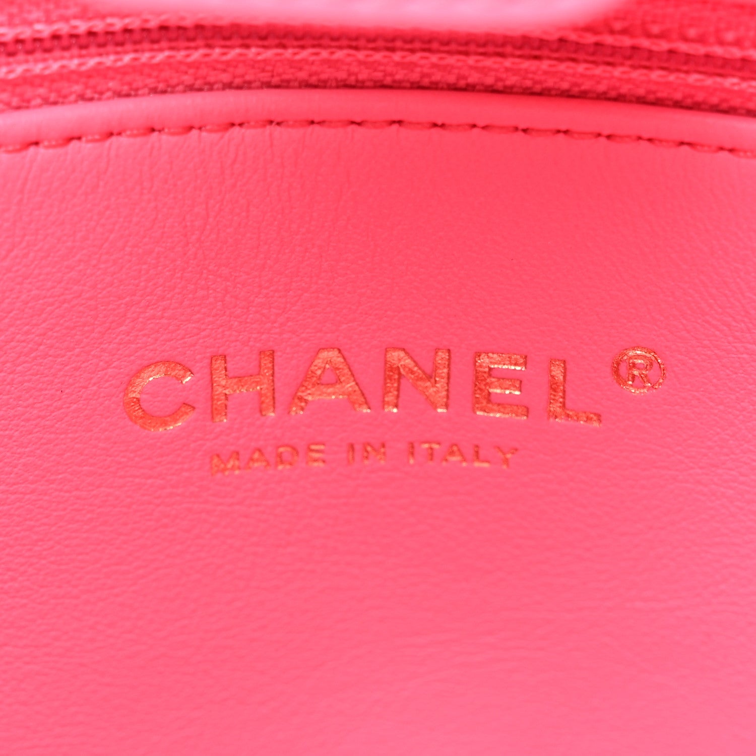 Chanel Lambskin Quilted Chaine Lettre Small Bucket Bag Pink 6 of 11