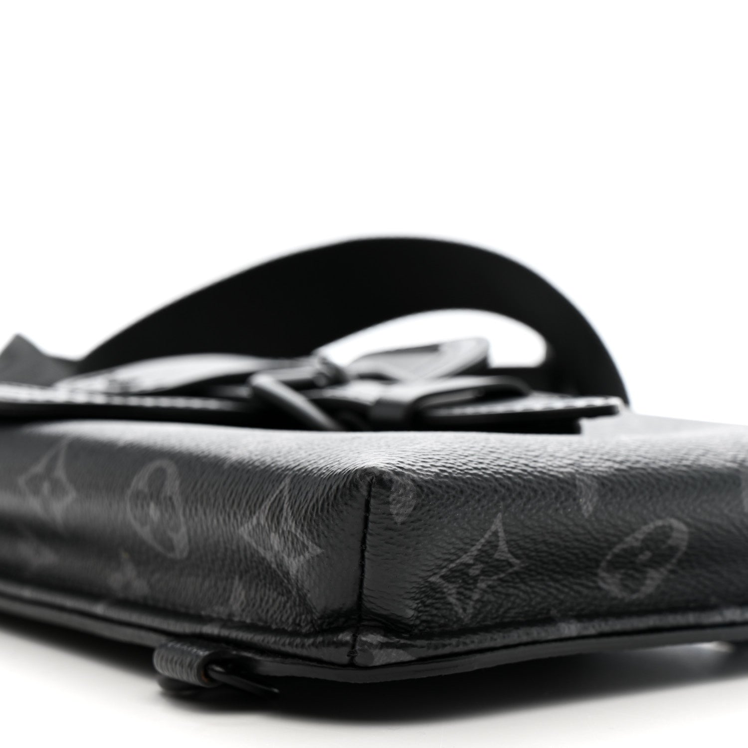 Louis Vuitton Monogram Eclipse Saumur Slingbag Black 8 of 9