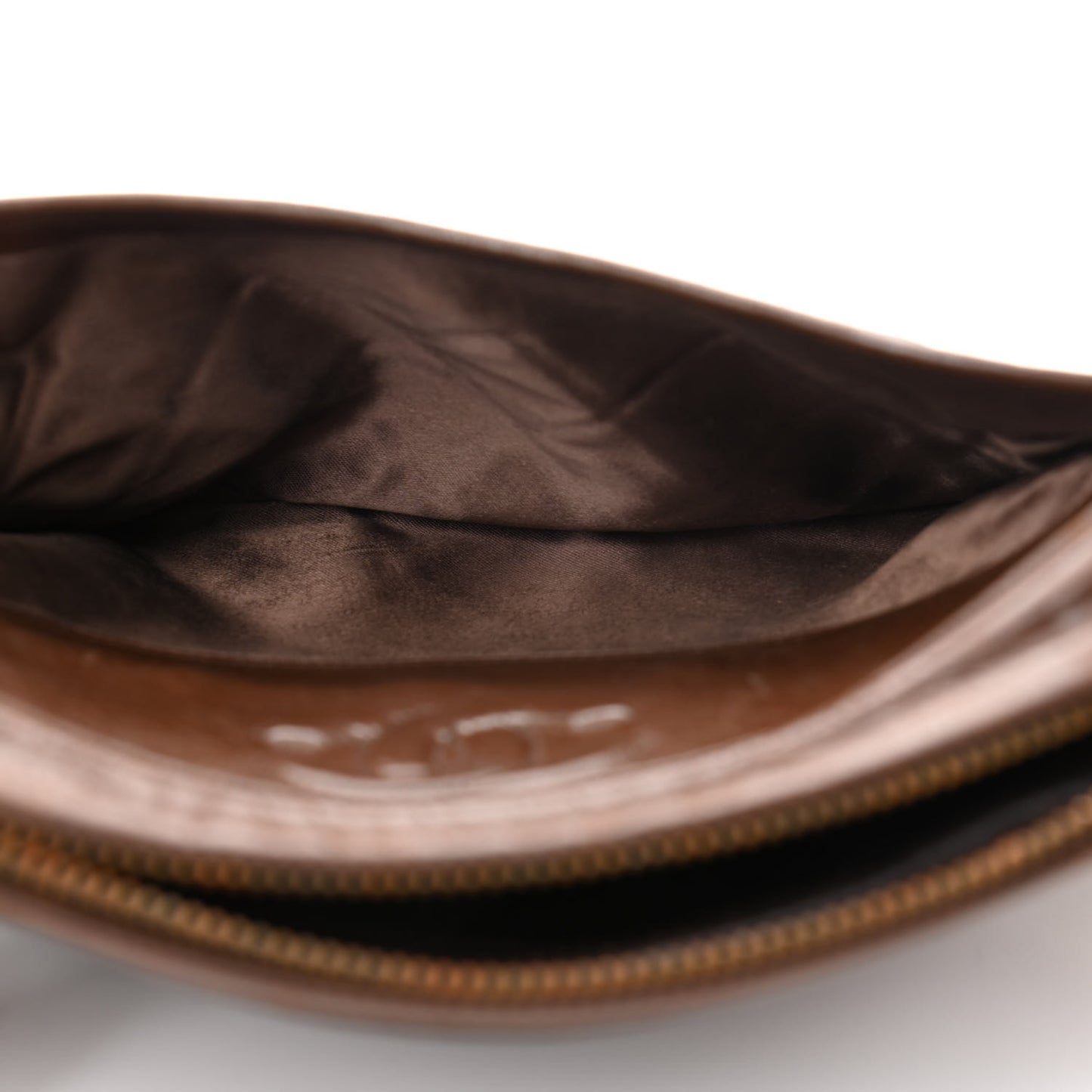 Lambskin Tassel Camera Case Brown