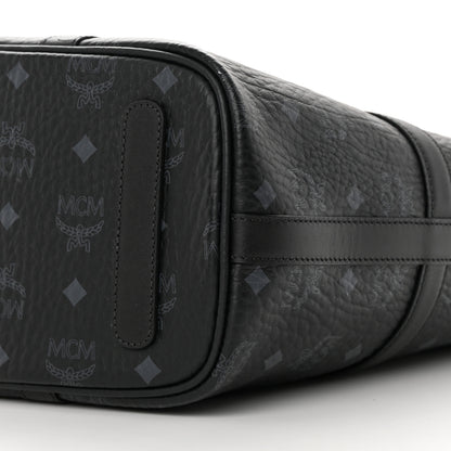 MCM Visetos Medium Delmy Shopper Tote Black 9 of 15