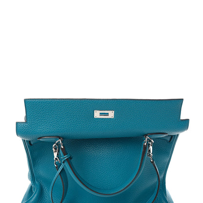 Hermes Taurillon Clemence Kelly Retourne 35 Bleu Izmir 28 of 33
