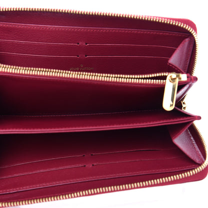 Louis Vuitton Ostrich Zippy Wallet Magenta 5 of 8