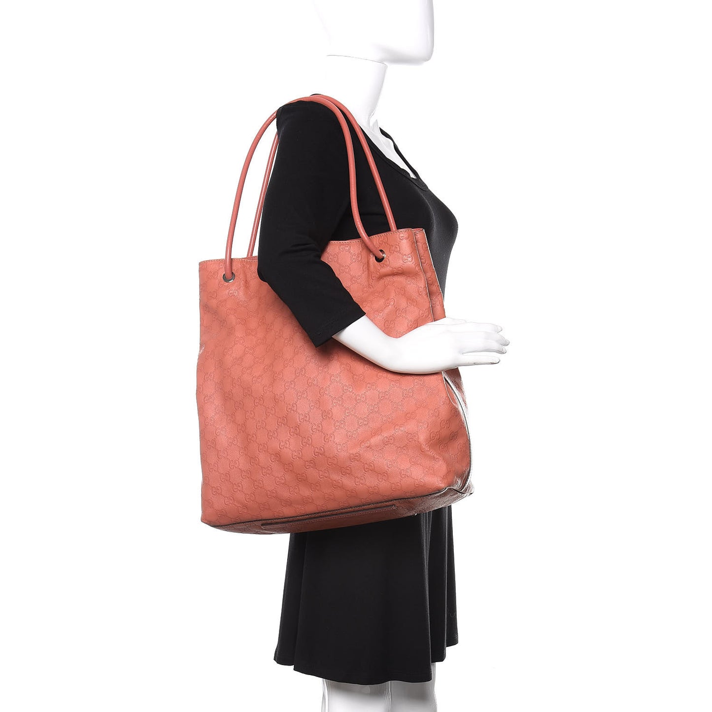 Guccissima Large Gifford Shopping Tote Soft Pink