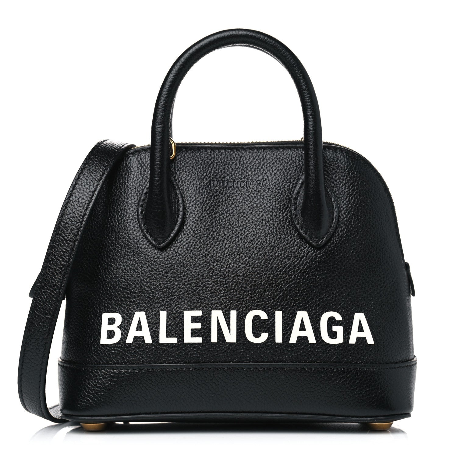 Balenciaga Grained Calfskin XXS Ville Top Handle Bag Black 1 of 4