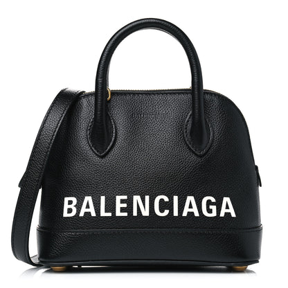 Balenciaga Grained Calfskin XXS Ville Top Handle Bag Black 1 of 4