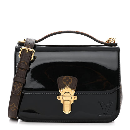 Louis Vuitton Patent Calfskin Monogram Cherrywood BB Black 1 of 12