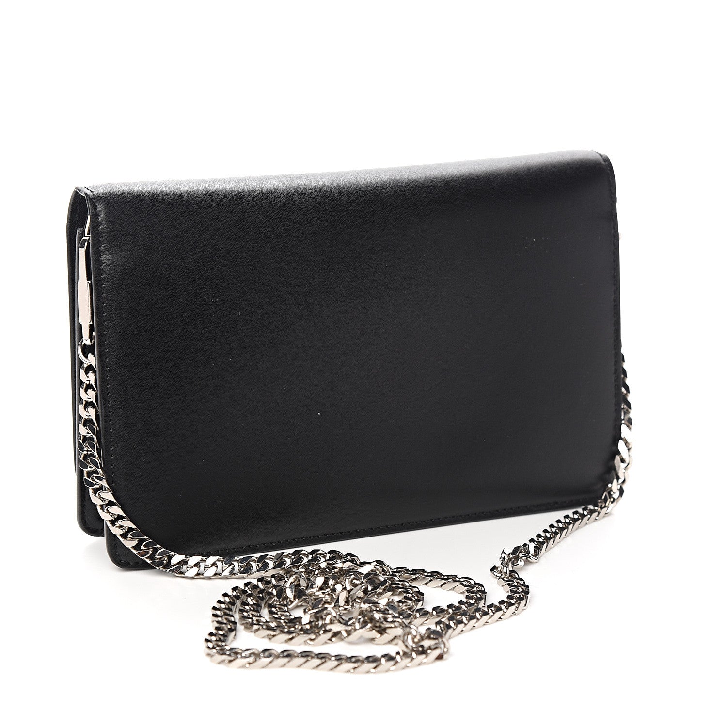 Givenchy Calfskin Star Pandora Chain Wallet Black 2 of 10