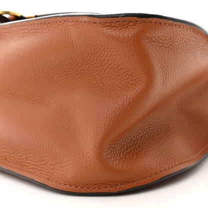 Chloe Calfskin Studded Medium Marcie Double Carry Tan 10 of 13