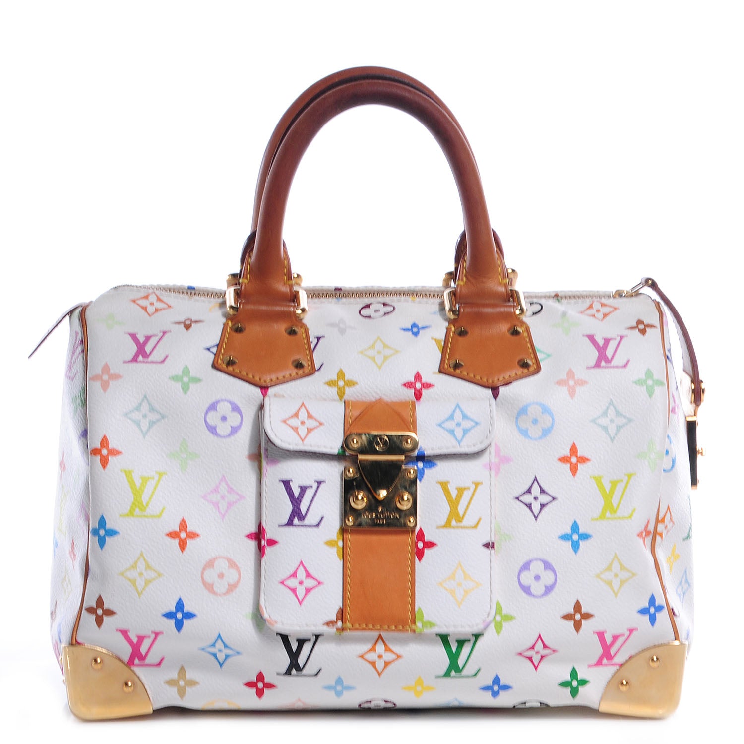 Louis Vuitton Monogram Multicolor Speedy 30 White 1 of 7