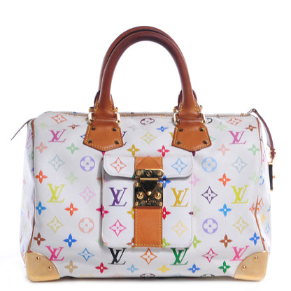 Louis Vuitton Monogram Multicolor Speedy 30 White 1 of 7