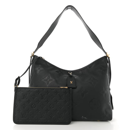 Louis Vuitton Empreinte Monogram Giant CarryAll MM Black 3 of 11
