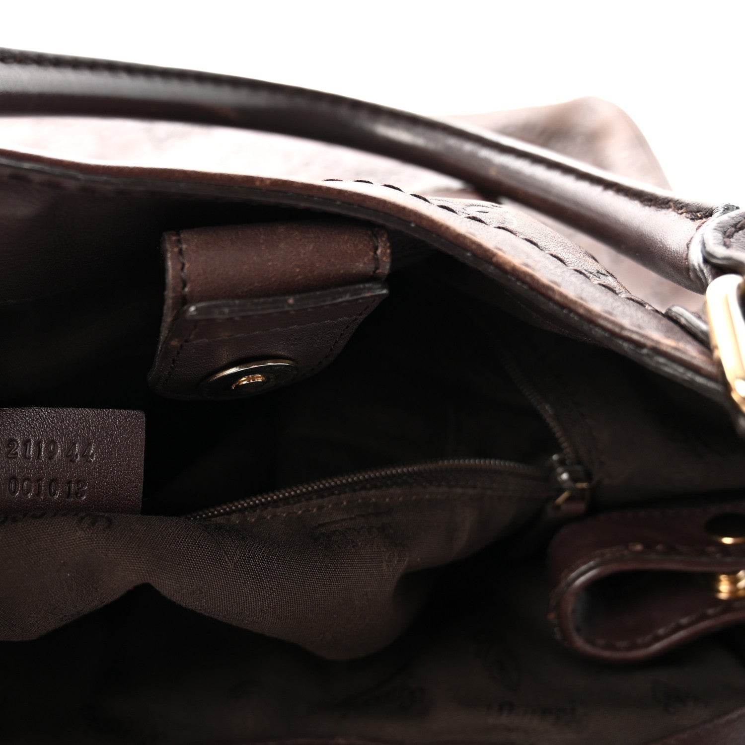 Gucci Guccissima Medium Sukey Tote  Chocolate 7 of 10
