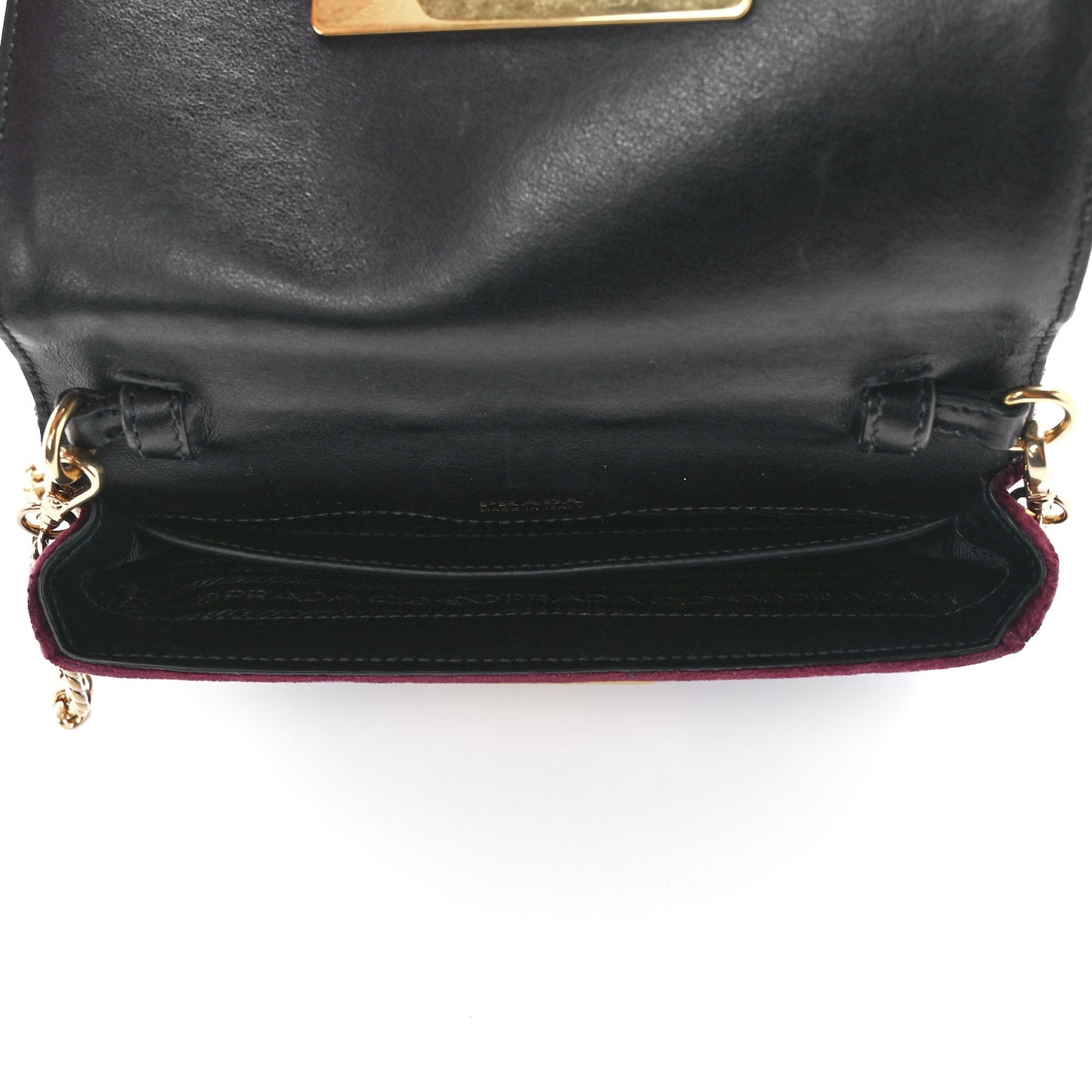 Velvet City Calfskin Cahier Belt Bag Ribes Black