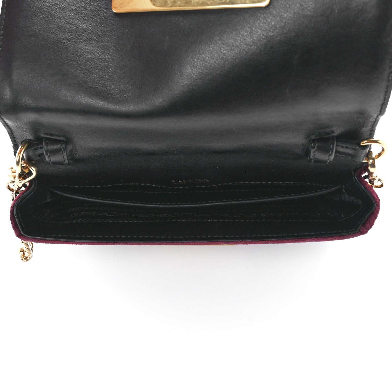Prada Velvet City Calfskin Cahier Belt Bag Ribes Black 5 of 11