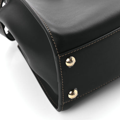 Fendi Vitello King Canvas Chinese New Year Tiger Embroidered Mini Peekaboo Iconic Satchel Black Dark Yellow 10 of 11