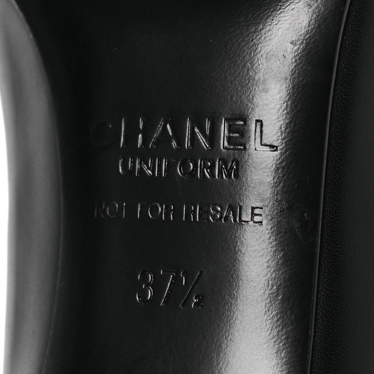 Lambskin Grosgrain Cap Toe CC Pumps 37.5 Black