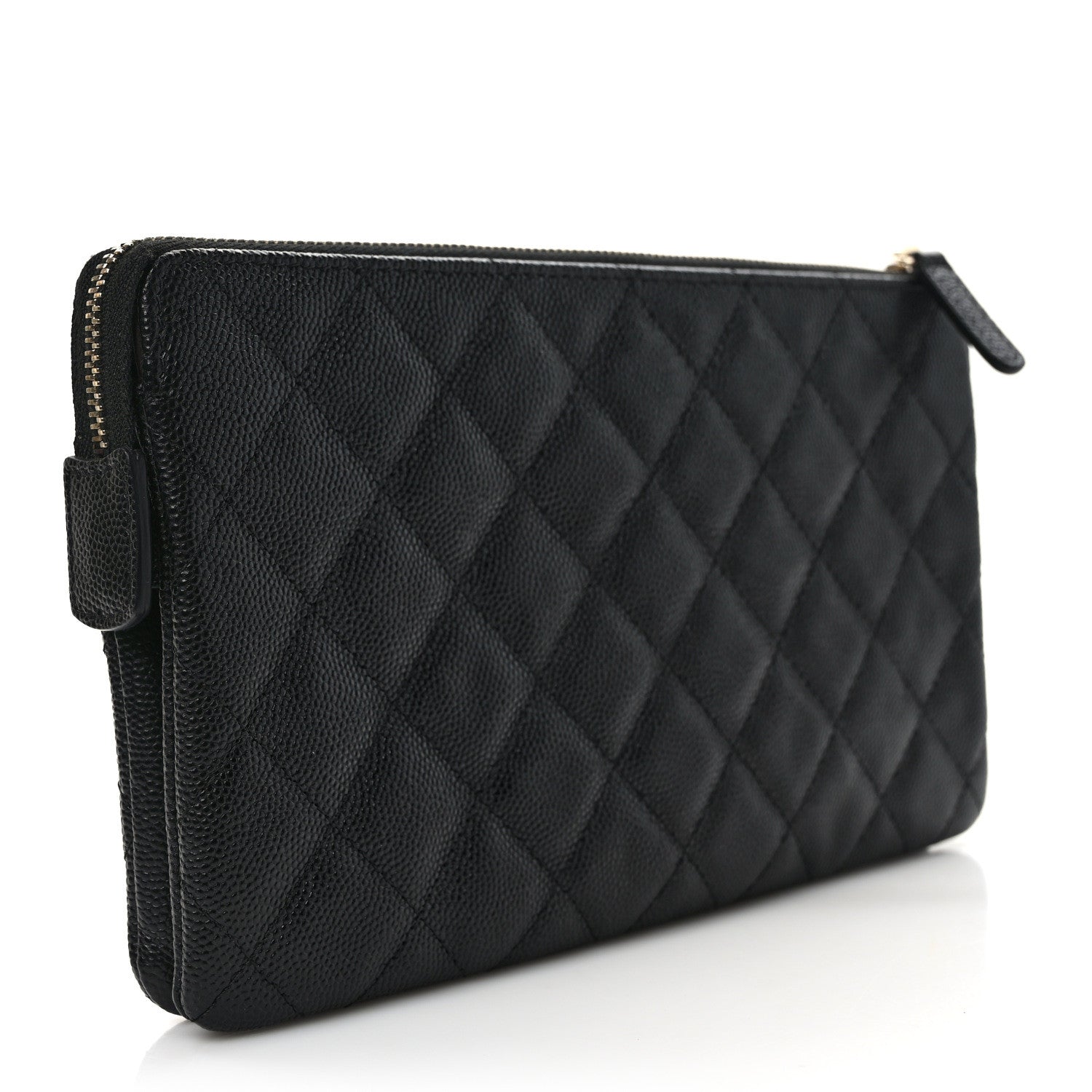 Chanel Caviar Quilted Small Zipped Pouch Black 3 of 9
