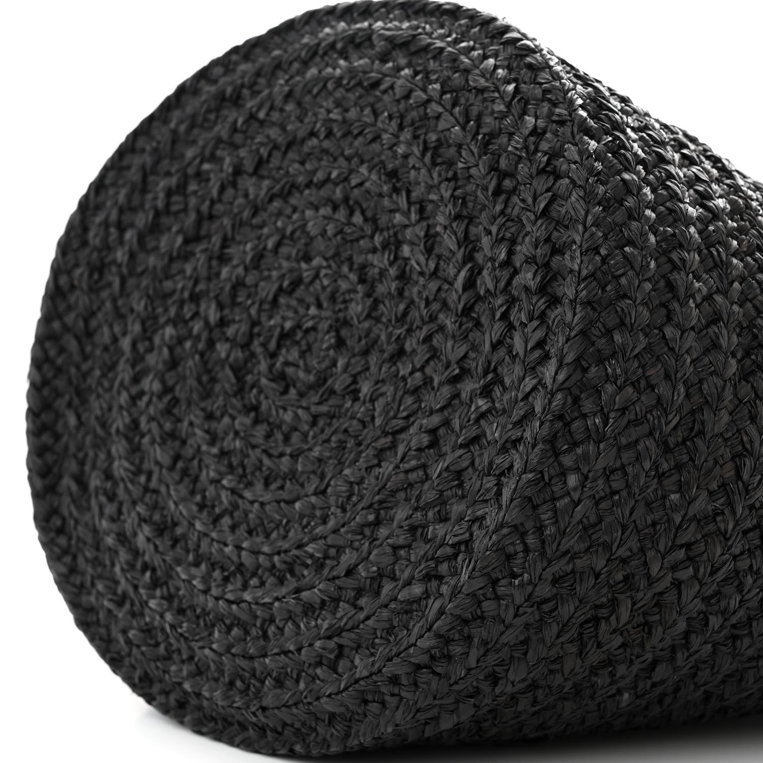 Saint Laurent Raffia Medium Panier Bag Black 9 of 9