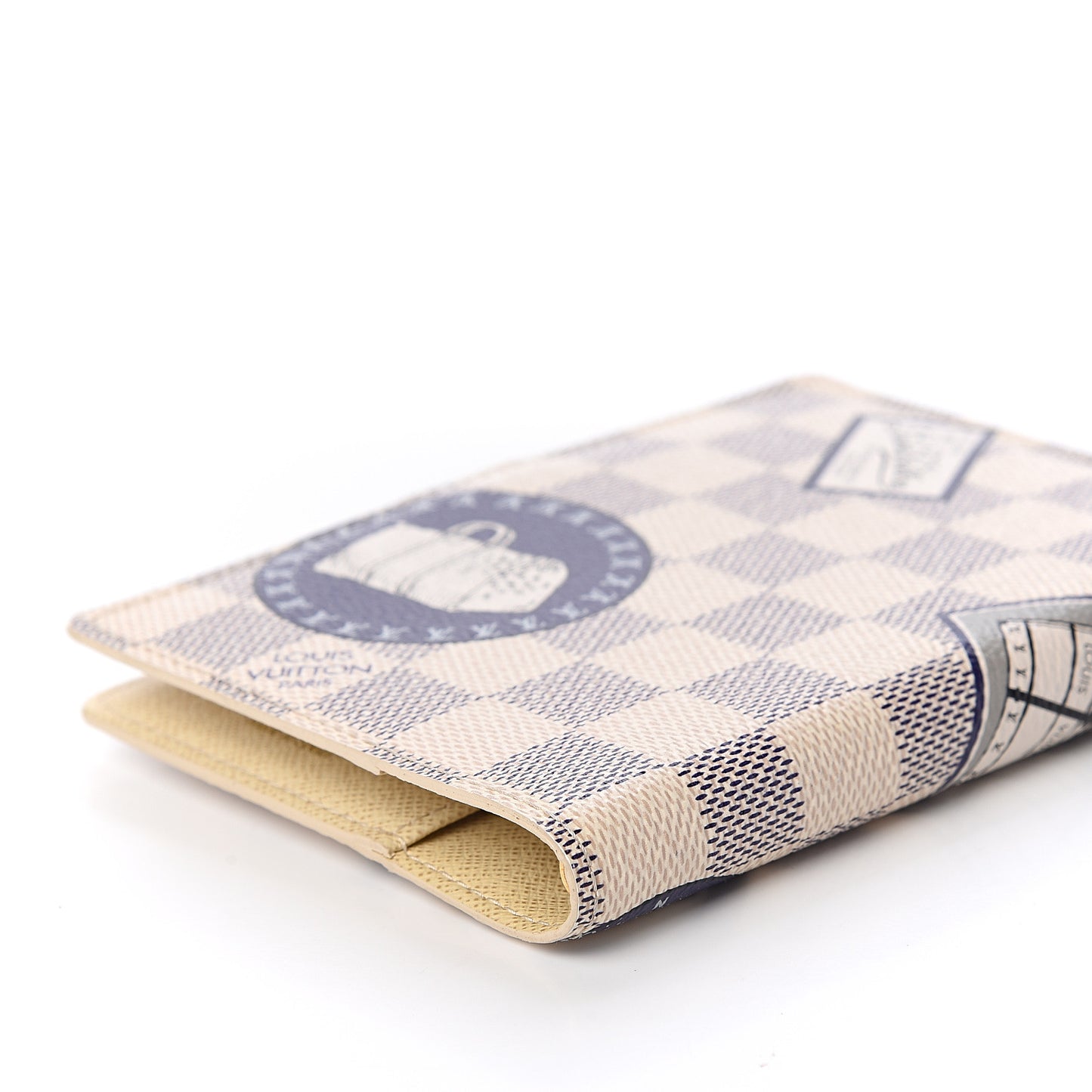 Damier Azur Patch Small Ring Agenda Cover