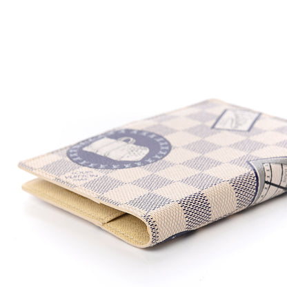 Louis Vuitton Damier Azur Patch Small Ring Agenda Cover 5 of 8