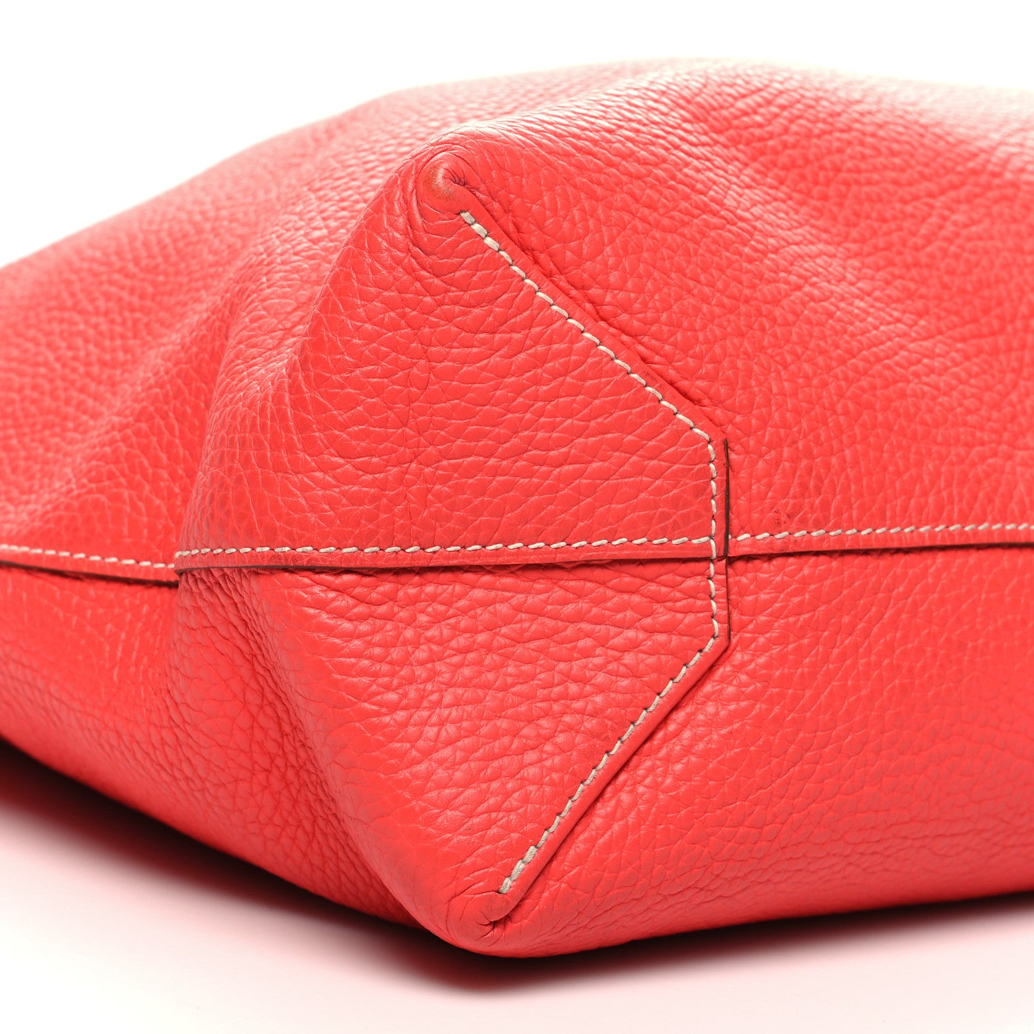 Hermes Taurillon Clemence Double Sens 36 Reversible Tote Peony Sanguine 8 of 16