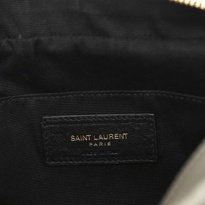 Saint Laurent Calfskin Matelasse Monogram Lou Camera Bag Military Olive 6 of 13
