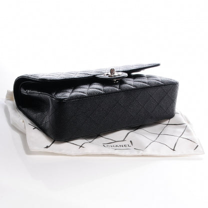 Chanel Caviar Quilted Medium Double Flap Black 7 of 7