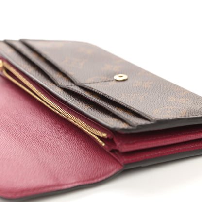 Louis Vuitton Monogram Sarah Wallet NM Fuchsia 7 of 8