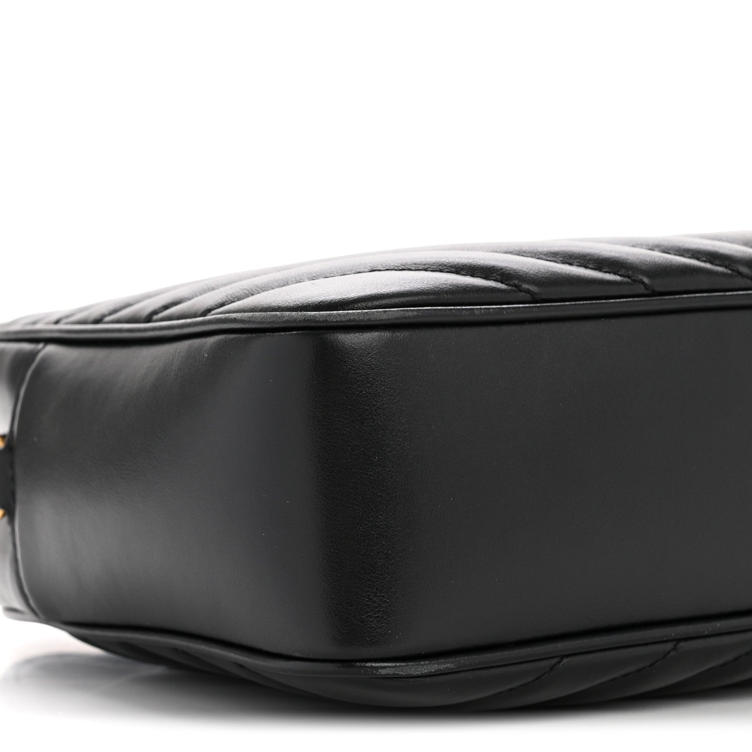 Saint Laurent Calfskin Matelasse Monogram Lou Camera Bag Black 9 of 13