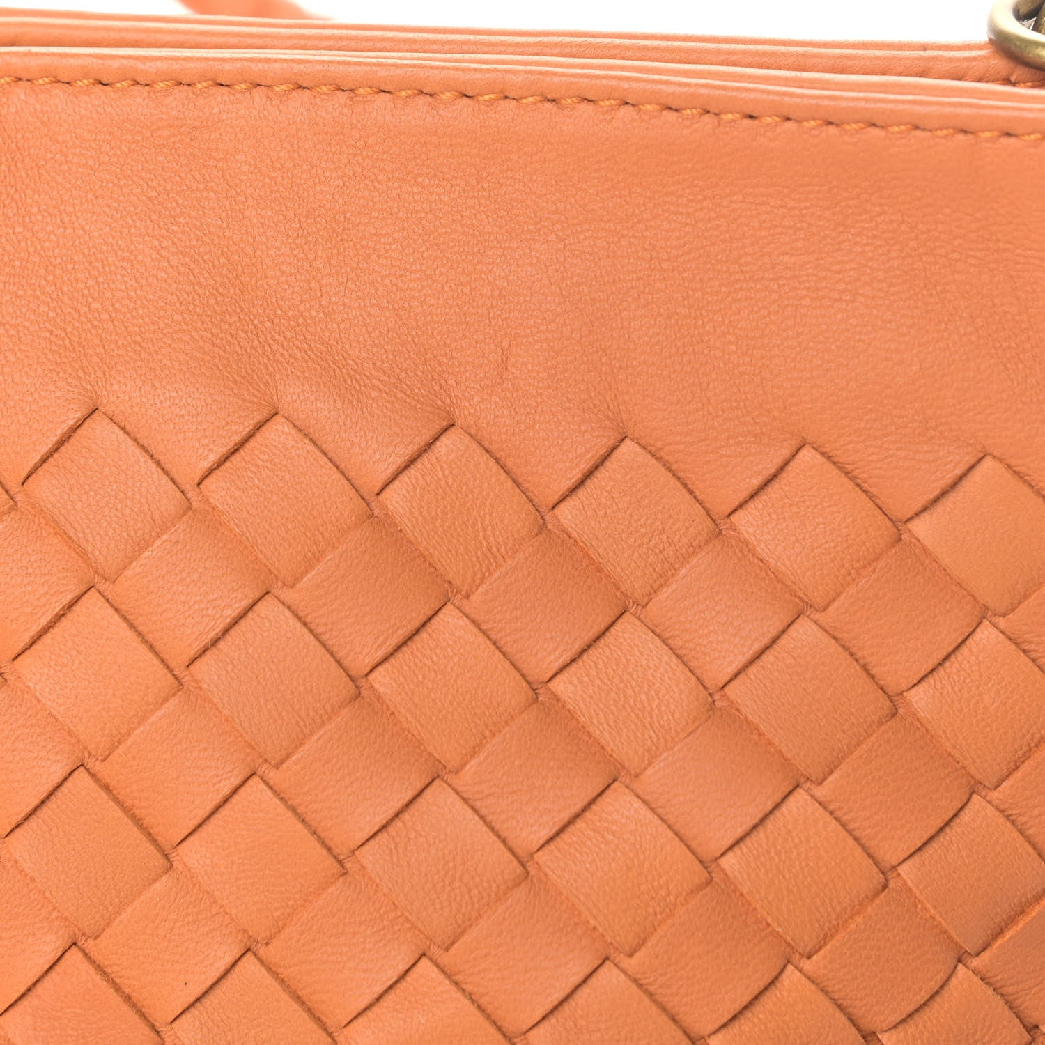 Bottega Veneta Nappa Intrecciato Mini Shoulder Bag Saffron 5 of 5