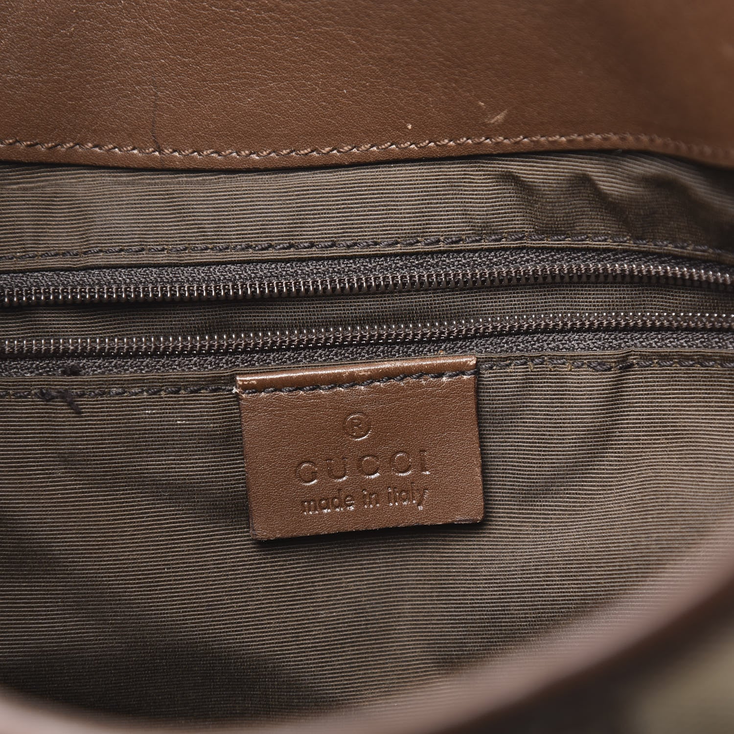 Gucci Monogram Shoulder Bag Brown 5 of 10