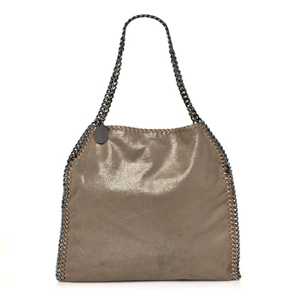 Stella McCartney Shaggy Deer Falabella Fold Over Tote Taupe 1 of 11