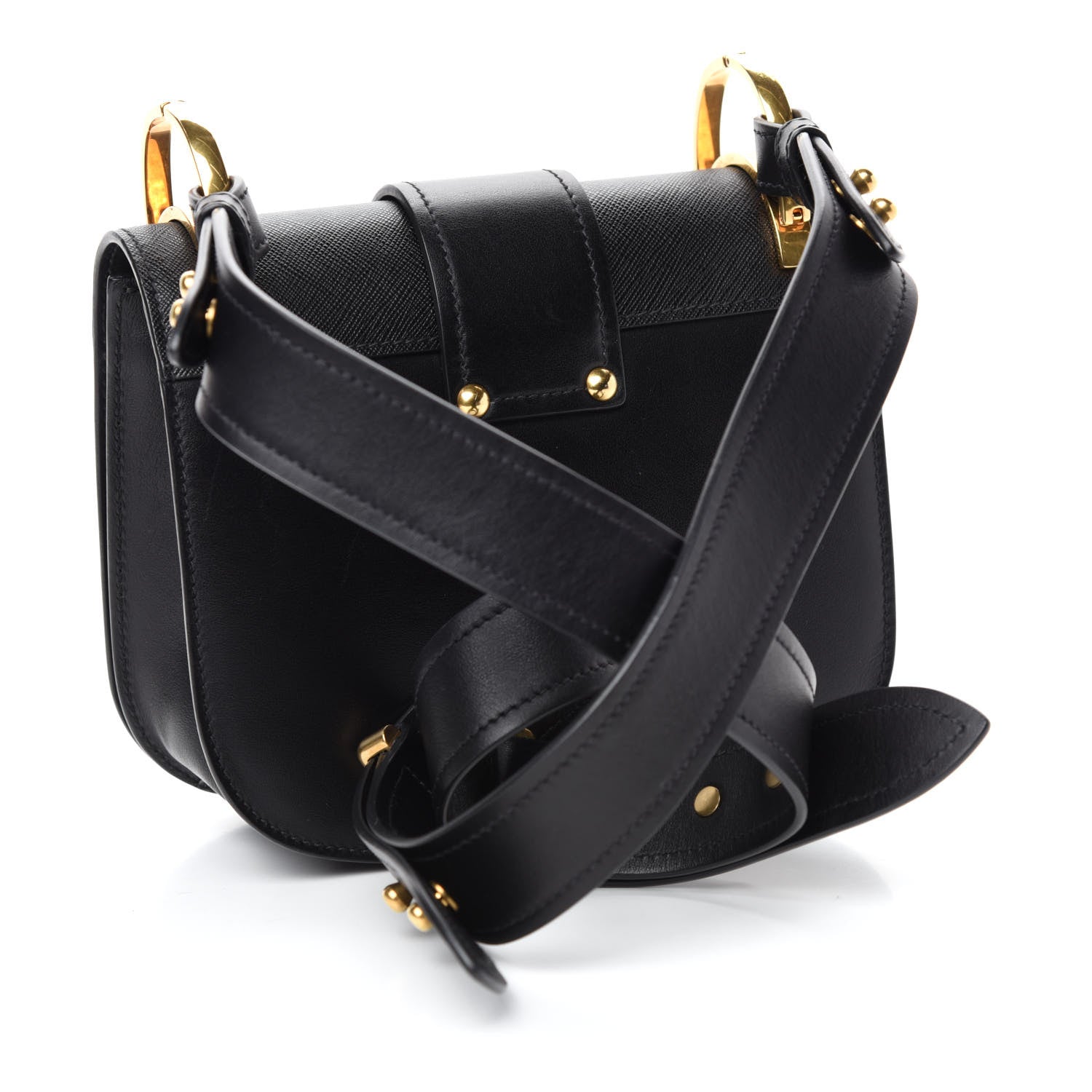 Prada City Calf Saffiano Pionniere Bag Black 3 of 9