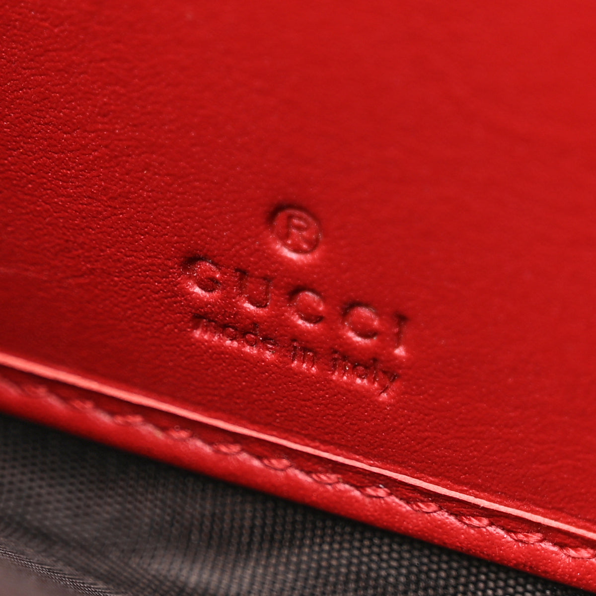 Gucci GG Supreme Monogram Cherries Zip Around Wallet Hibiscus Red 6 of 8