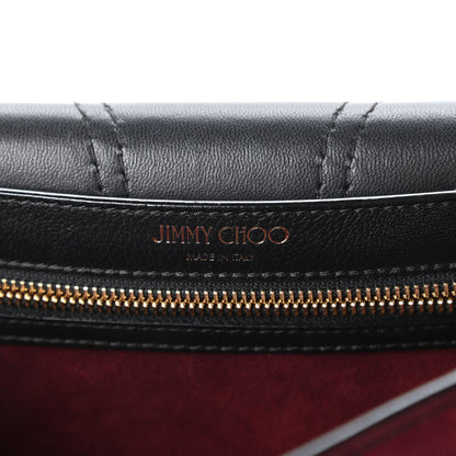 Jimmy Choo Suede Small Lockett Shoulder Bag Bordeaux 8 of 10