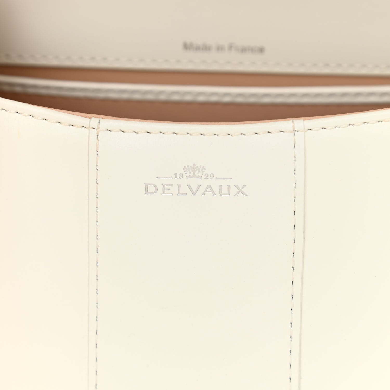 Delvaux Box Calfskin Mini Brillant Satchel Ivory 7 of 9