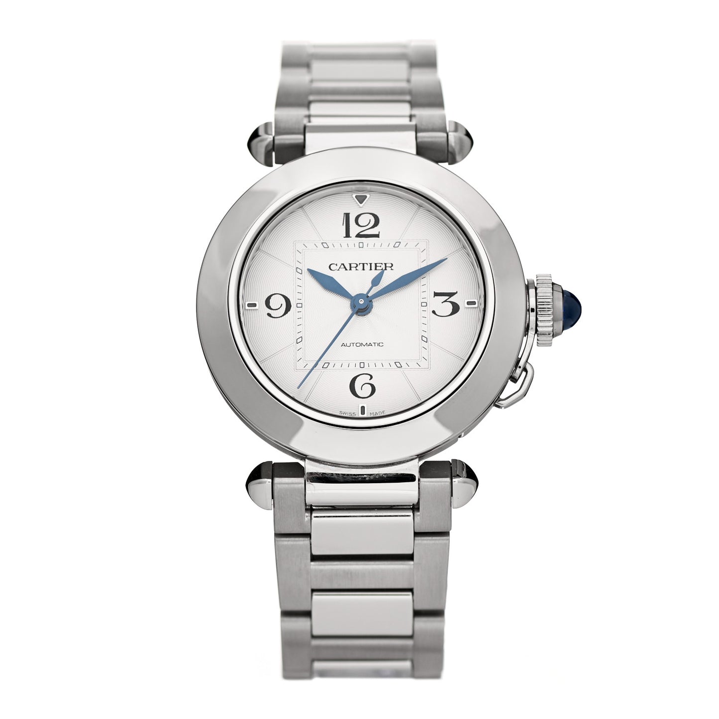 Stainless Steel 35mm Pasha C Automatic Watch Silver