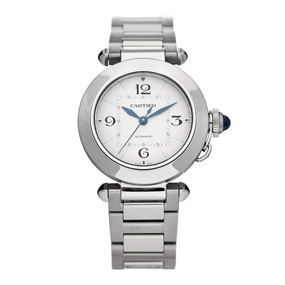 Cartier Stainless Steel 35mm Pasha C Automatic Watch Silver 1 of 6