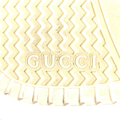 Gucci Guccissima Mirror Effect Womens Re-Web Sneakers 37 Silver 2 of 14
