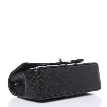 Chanel Iridescent Caviar Quilted Mini Rectangular Flap Black 4 of 9