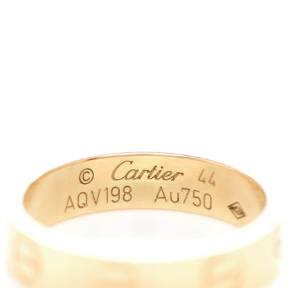 Cartier 18K Yellow Gold 3.5mm LOVE Wedding Band Ring 44 3 4 of 4