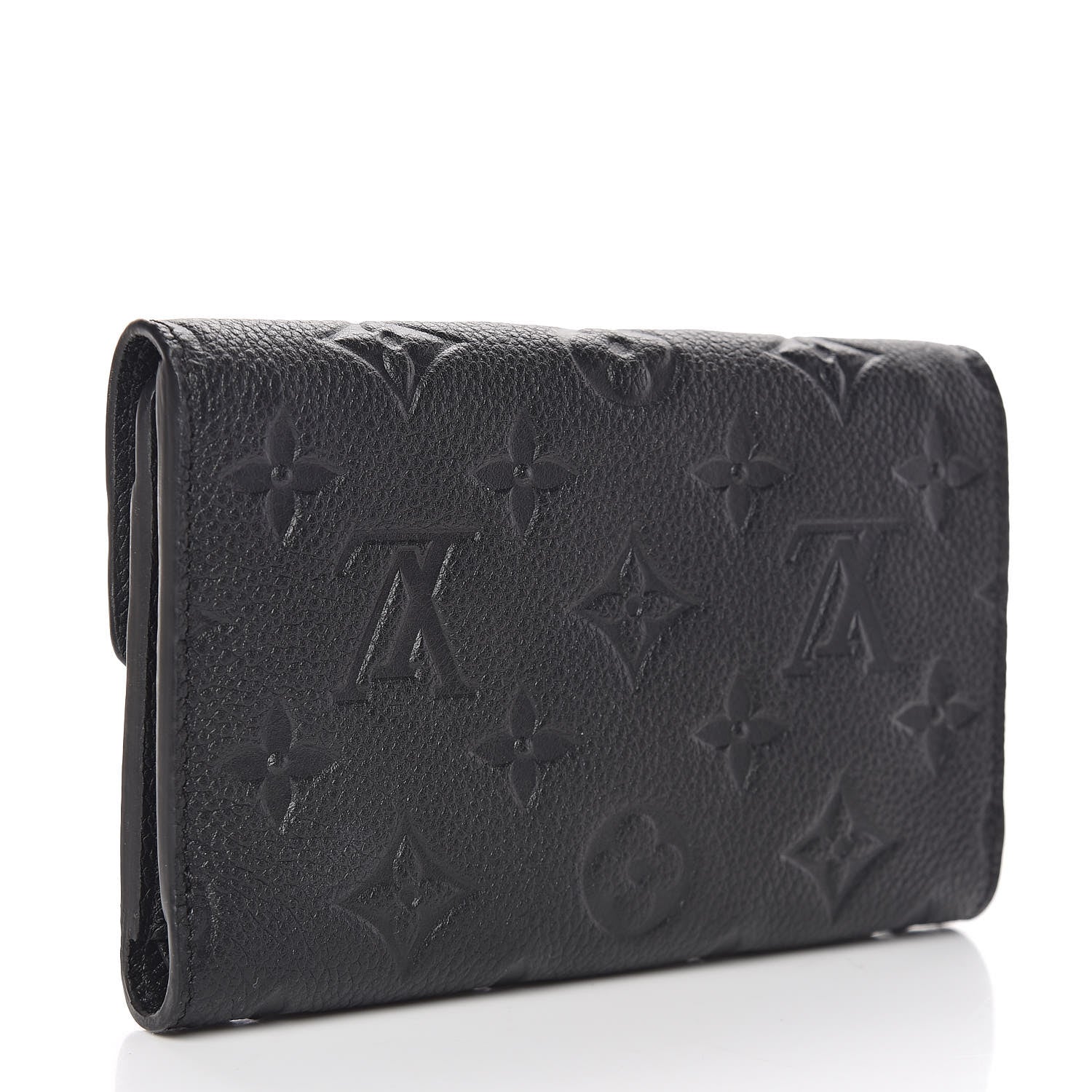 Louis Vuitton Empreinte Compact Curieuse Wallet Black 3 of 8