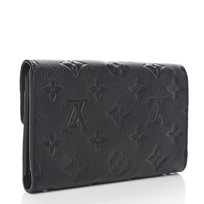 Louis Vuitton Empreinte Compact Curieuse Wallet Black 3 of 8