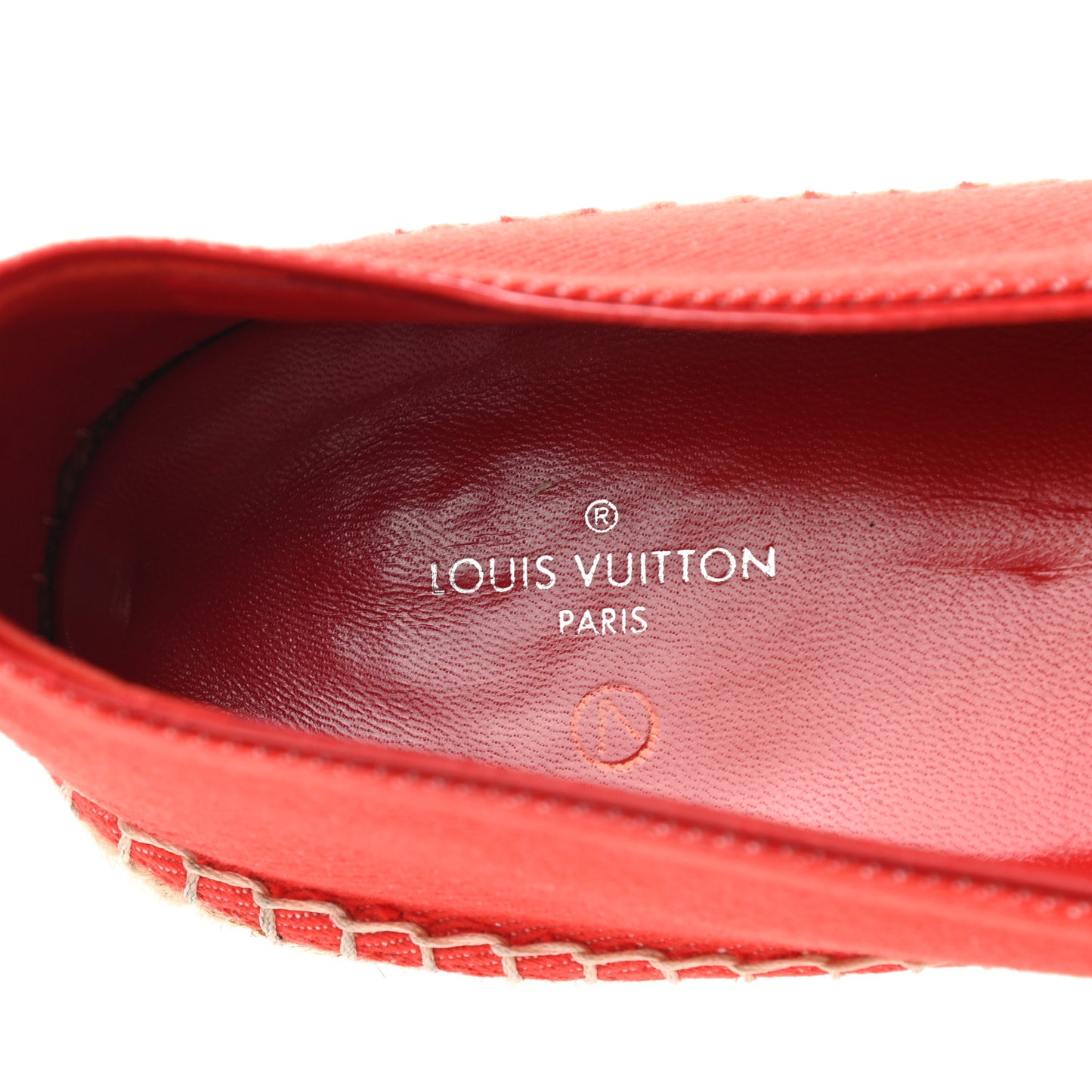 Canvas Waterfall Espadrille 39 Rouge