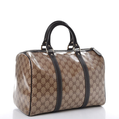 Gucci Crystal Monogram Medium Joy Boston Dark Brown 3 of 7