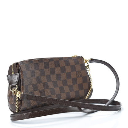Louis Vuitton Damier Ebene Eva Clutch 3 of 10