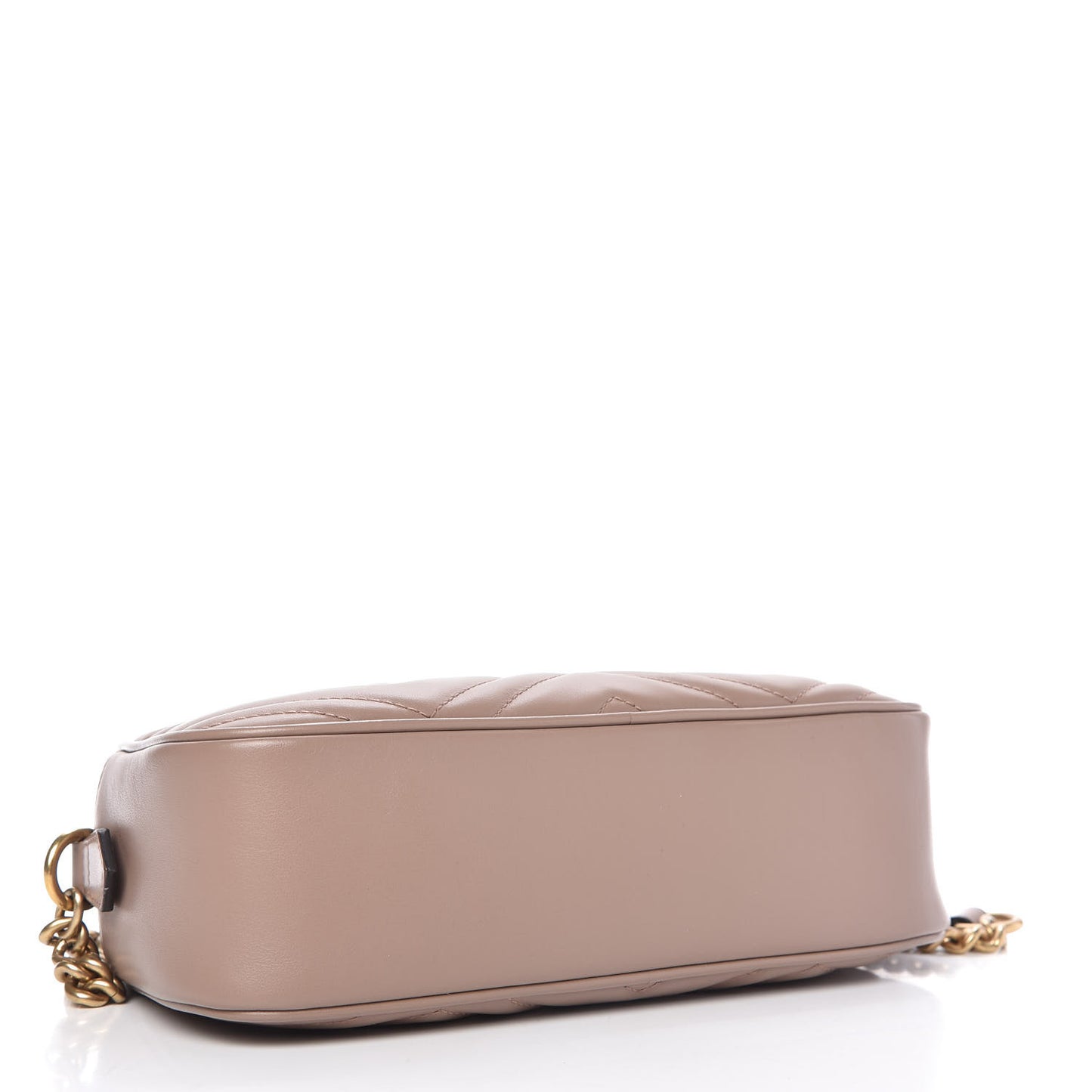 Calfskin Matelasse Small GG Marmont Chain Shoulder Bag Porcelain Rose
